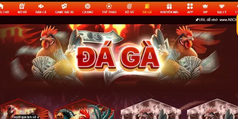Đá Gà ABC8 tạo nên những trải nghiệm kịch tính